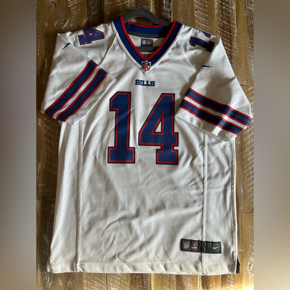 Stefon Diggs 14 Bills Nike White Jersey youth large
